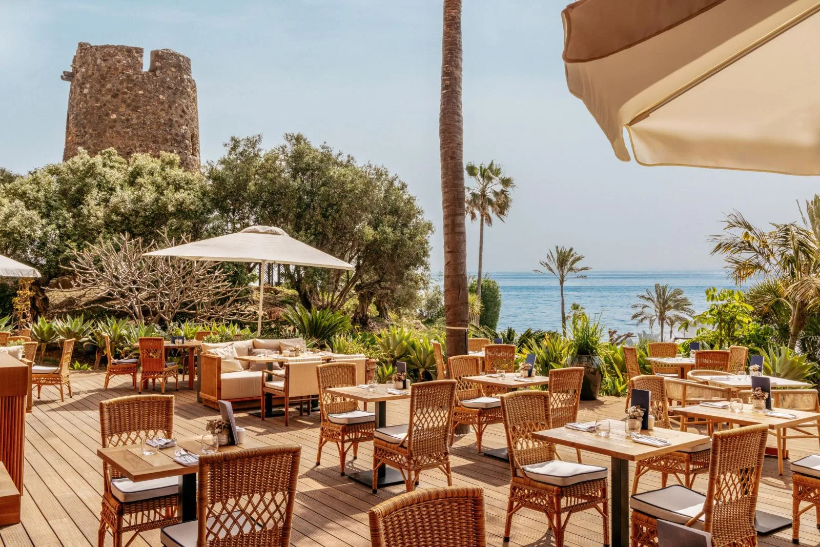 Terraza junto al mar de Hacienda del Mar, Estepona